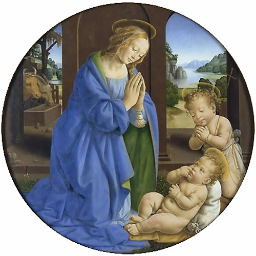 madonna adoring the child